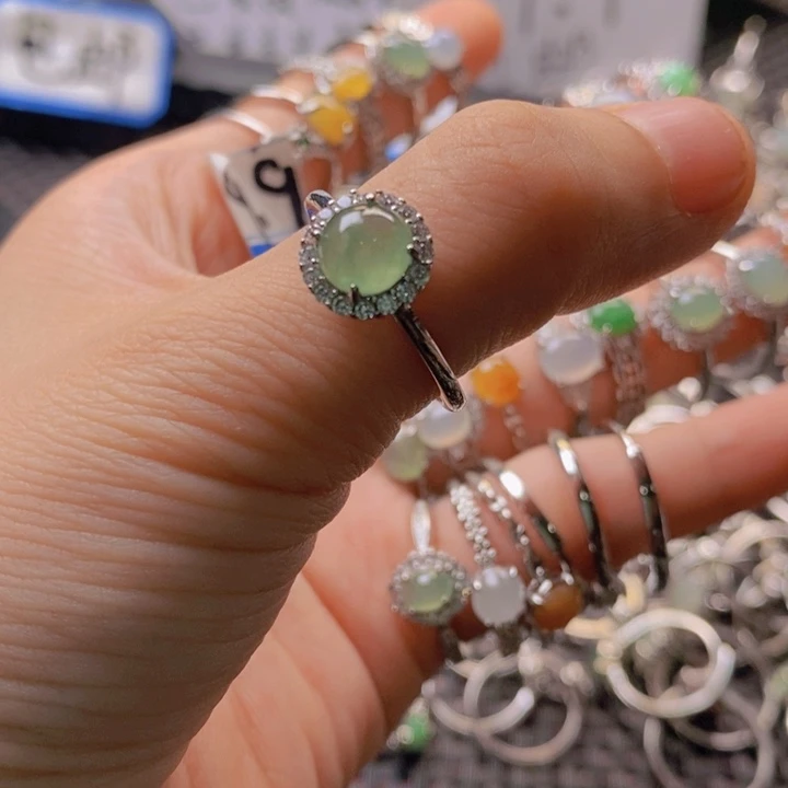 翡翠戒指未镶嵌初**你缅甸