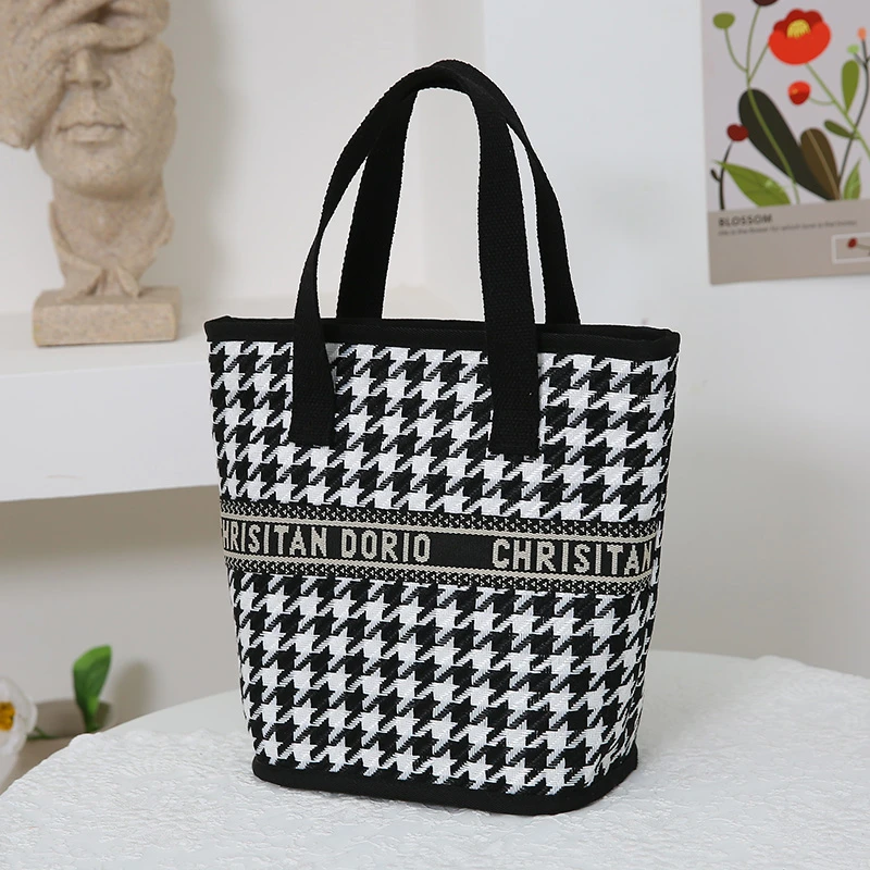 百搭时尚新款大容量上班手提包饭盒袋手拎包便携外出购物袋妈咪包