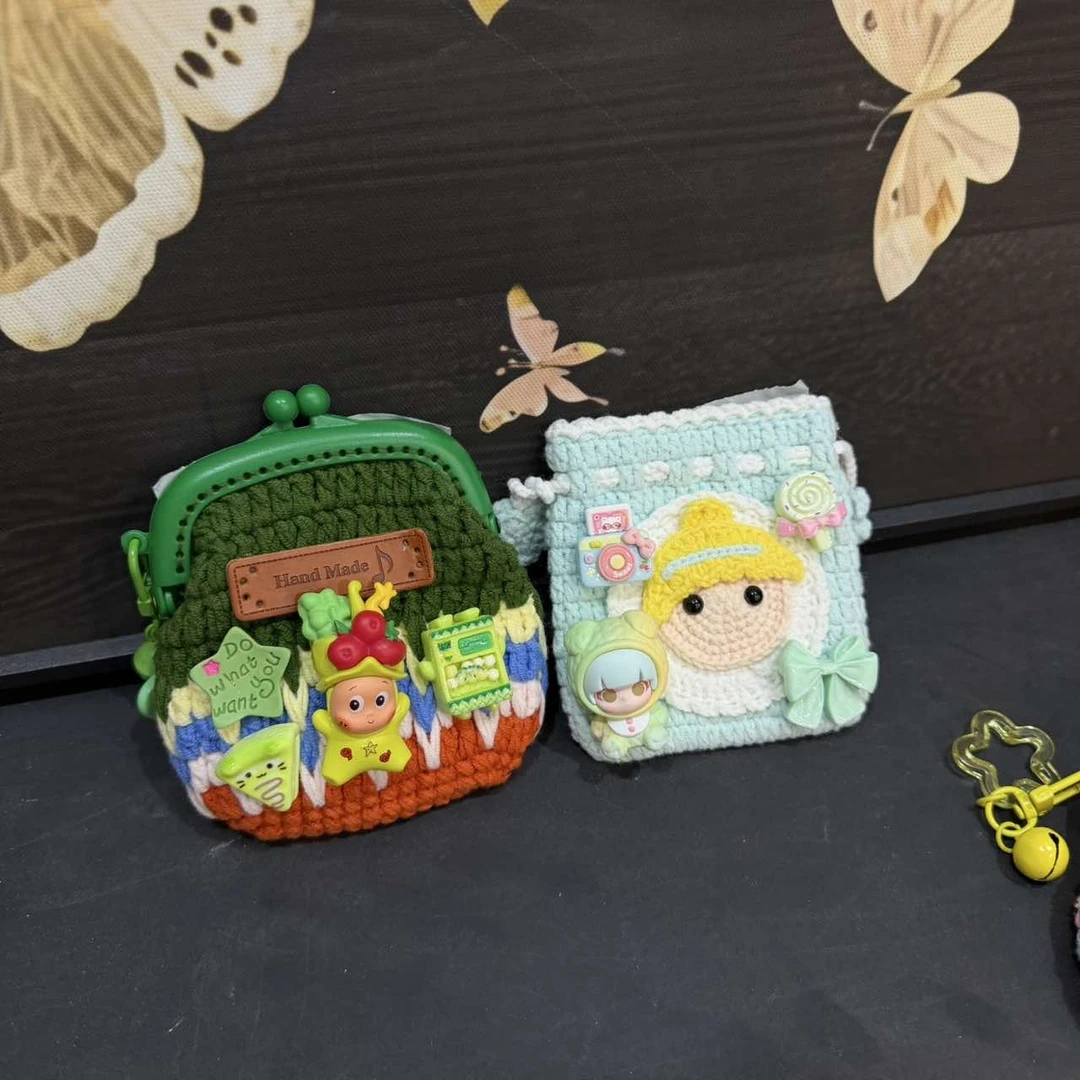 明款福福【萌粒针织耳机包】手工DIY 创意摆件