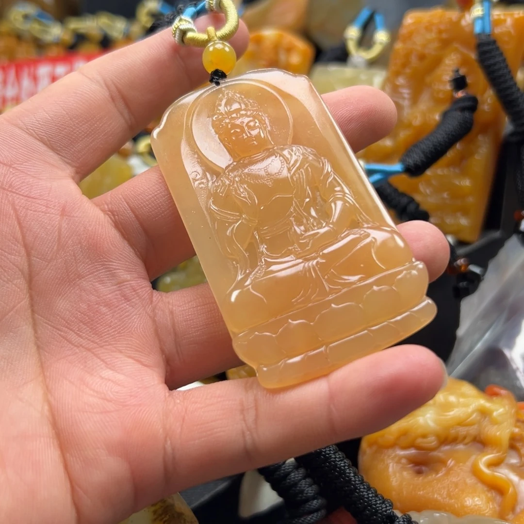 石英质玉（黄龙玉）未镶嵌黄龙玉