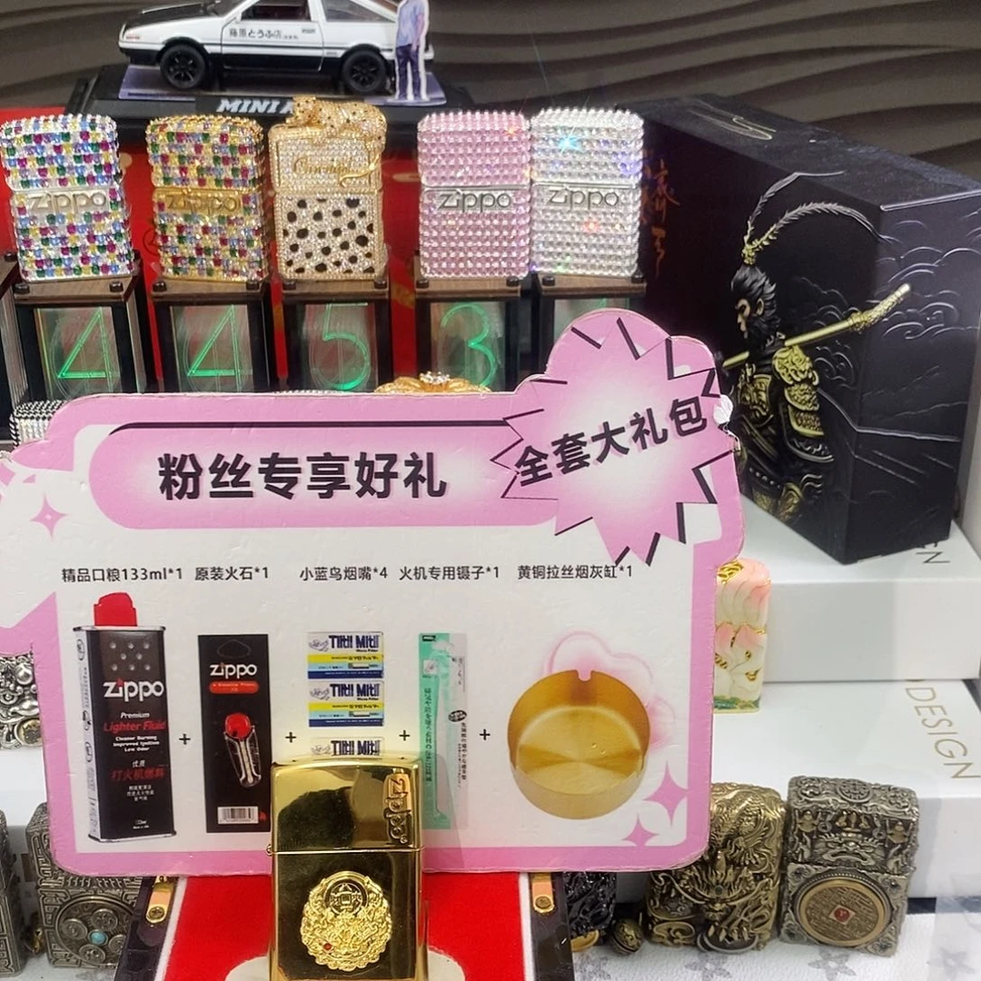 铜4**o24K貔貅带礼盒礼袋油火石礼包