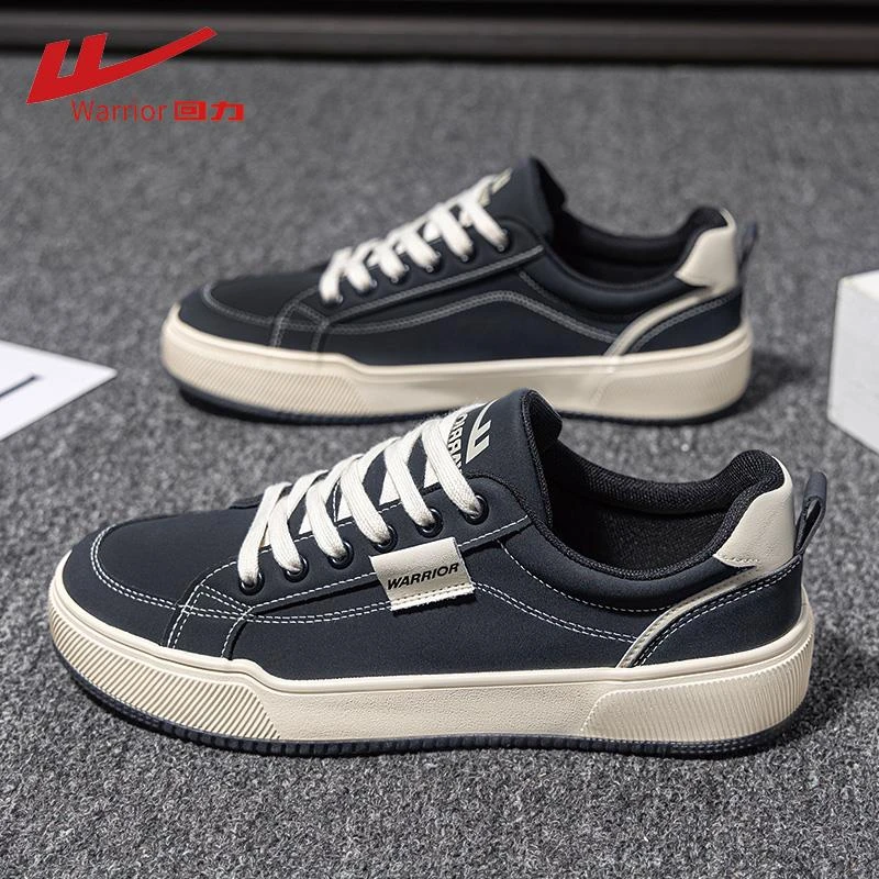 回力板鞋男2026春季新款厚底休闲鞋青少年小众复古潮流男款帆布鞋