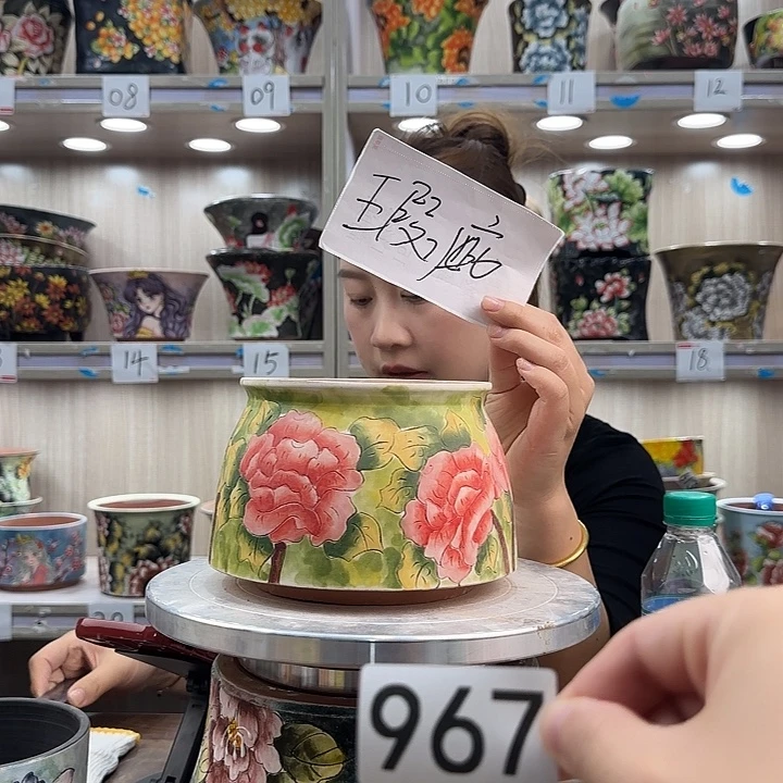 花盆紫砂瑕疵瑕疵967