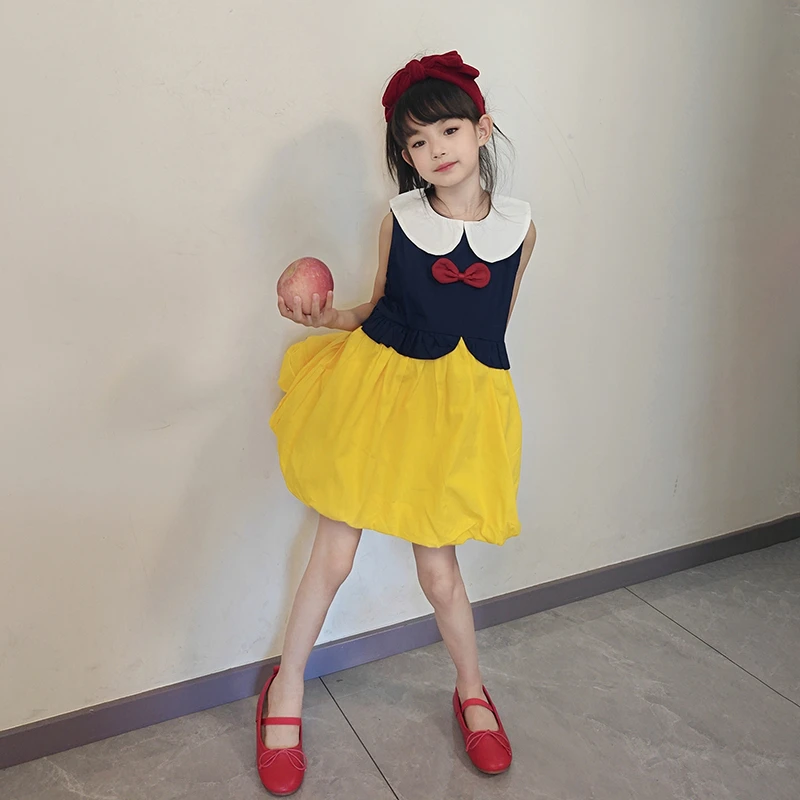 女童连衣裙夏季2025新款小孩白雪公主裙儿童女孩夏装时髦洋气裙子
