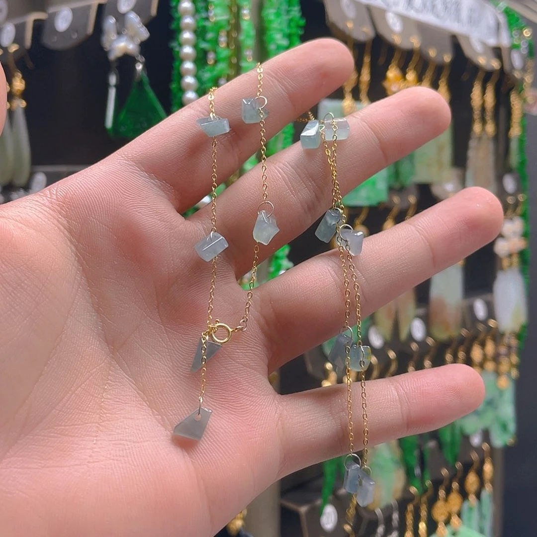 翡翠未镶嵌耳饰翡翠