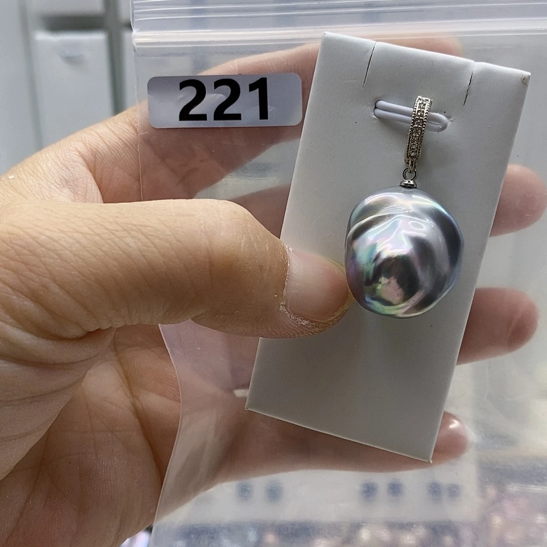 颈饰合金淡水珍珠