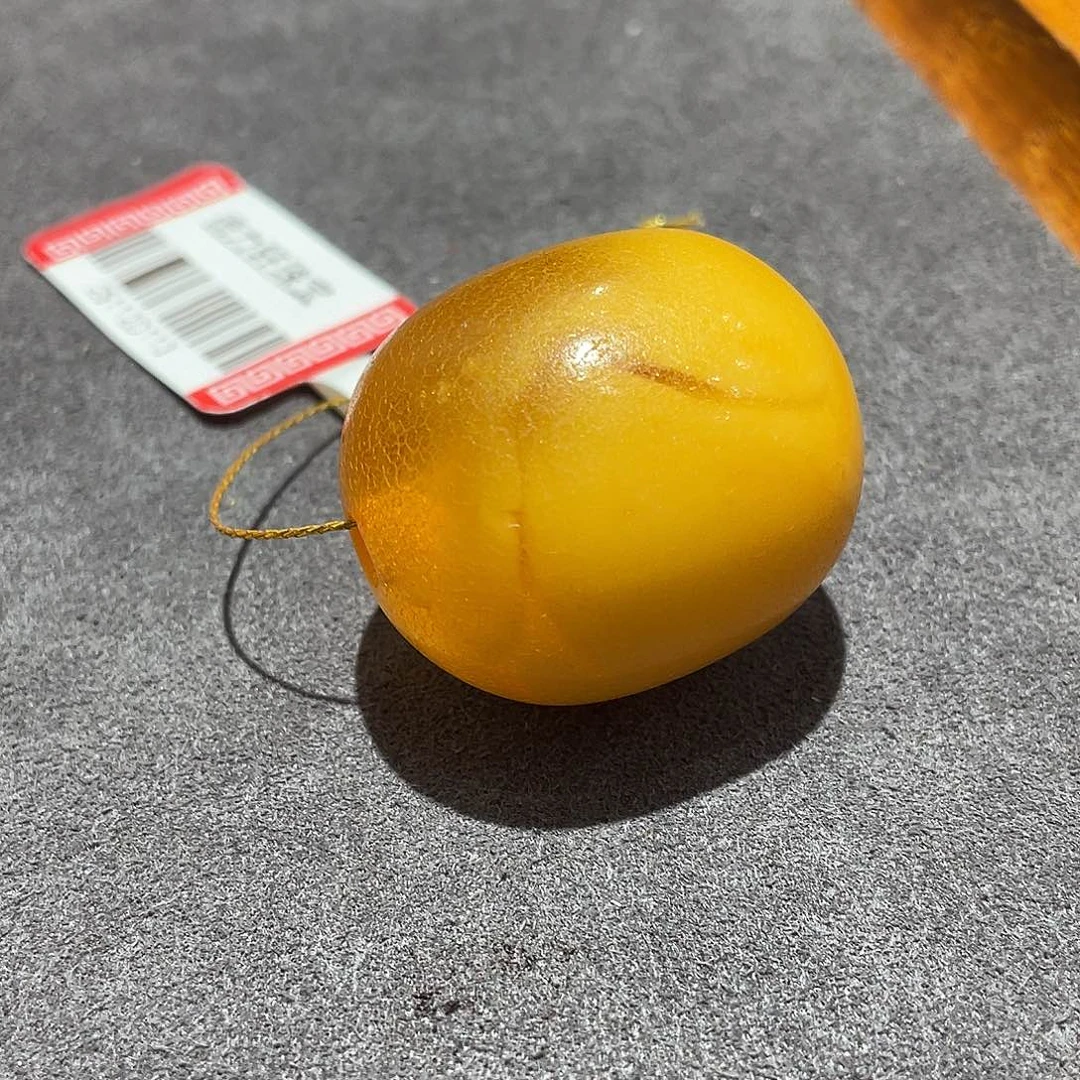 蜜蜡未镶嵌手链欧洲老蜜蜡枣珠