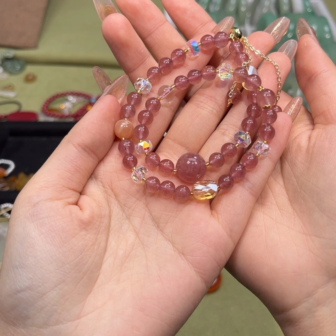 水晶手链未镶嵌小**晴
