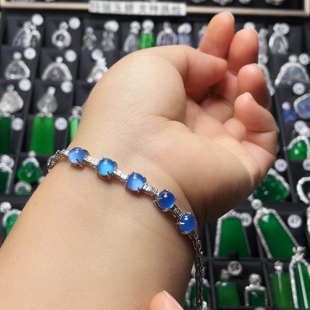 玛瑙/玉髓合金手链