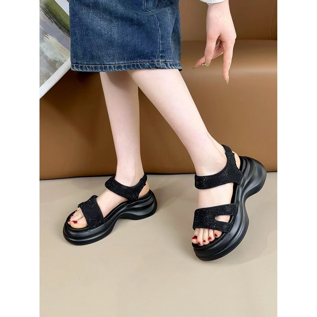新款气质休闲百搭女士休闲凉鞋A/FLDN/778-207