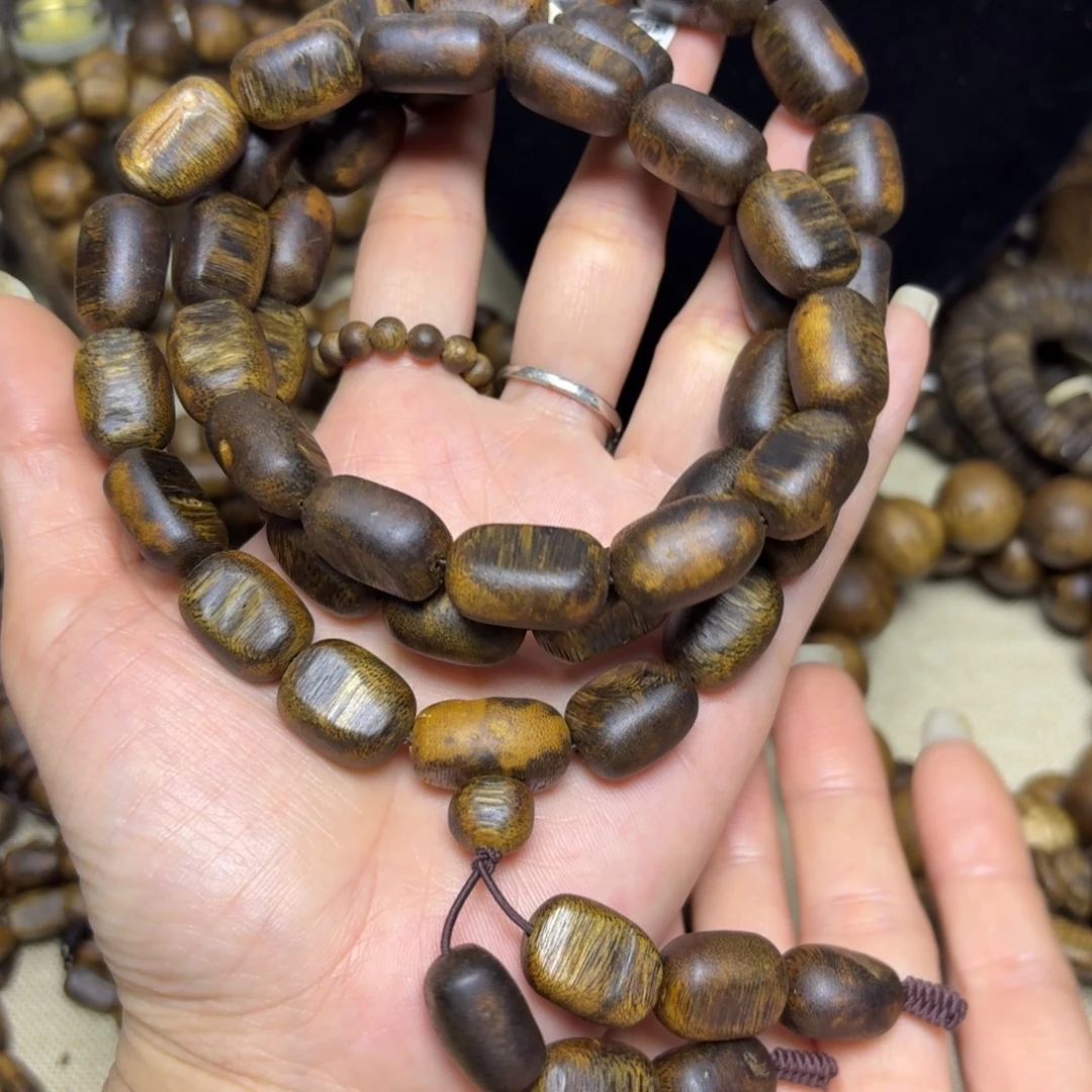 手串沉香老料沉浮乌身卡1.2-70克多样性发货一条