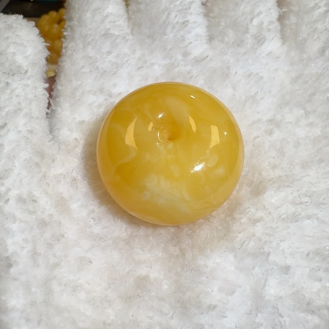 琥珀未镶嵌珠宝奇石焦皮平安扣