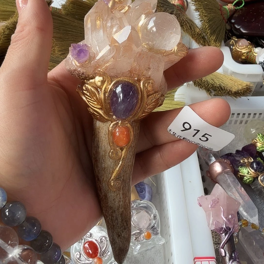 烟晶手链未镶嵌壹****?白水