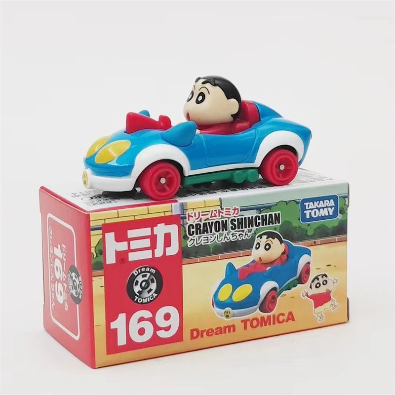 TOMY多美卡169号梦之卡仿真合金小汽车模型玩具车蜡笔小新收藏摆