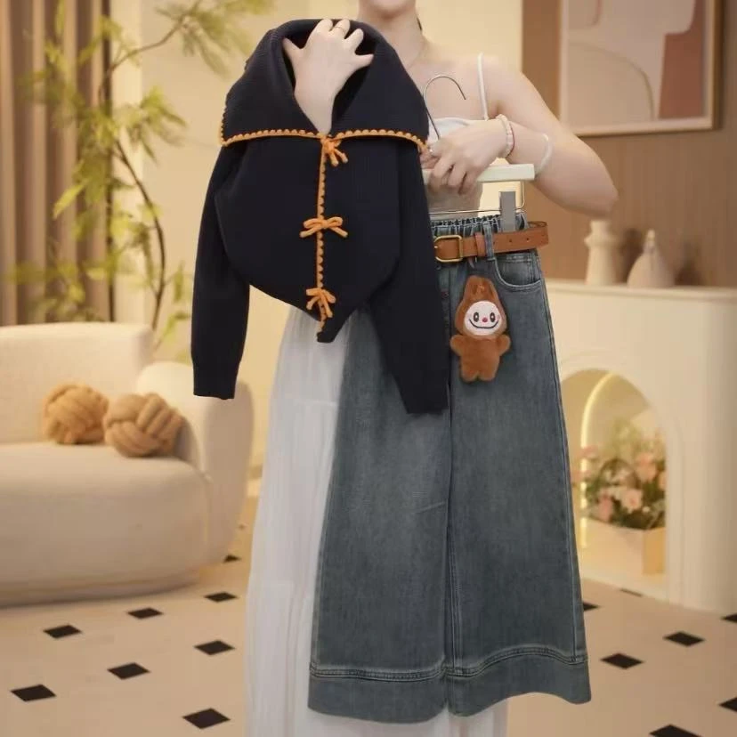 boboe/波波鹅女童秋季新款套装时尚百搭休闲上衣+裤子--Y5380