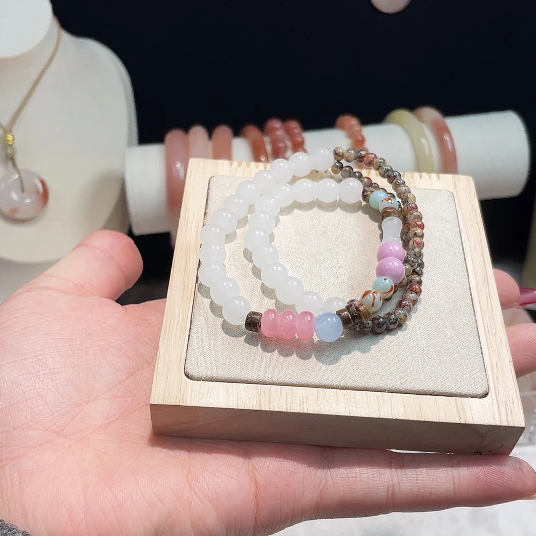 石英质玉未镶嵌手链