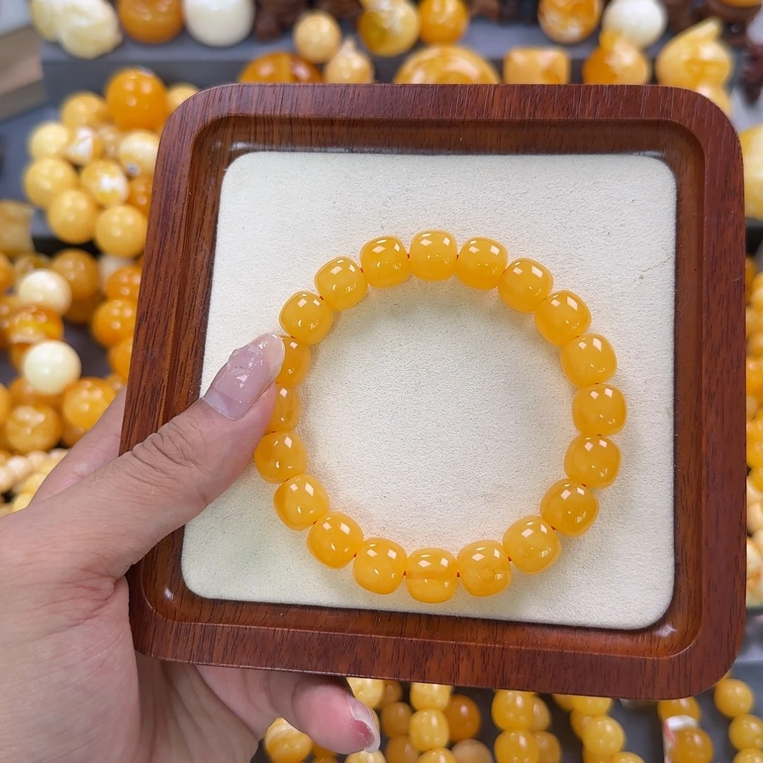 蜜蜡未镶嵌珠宝奇石同料12mm