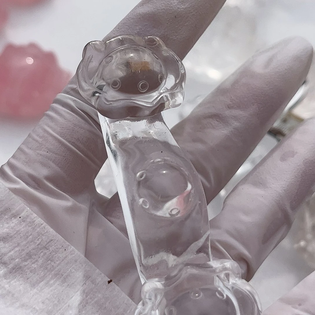 紫晶颈饰未镶嵌月**囡