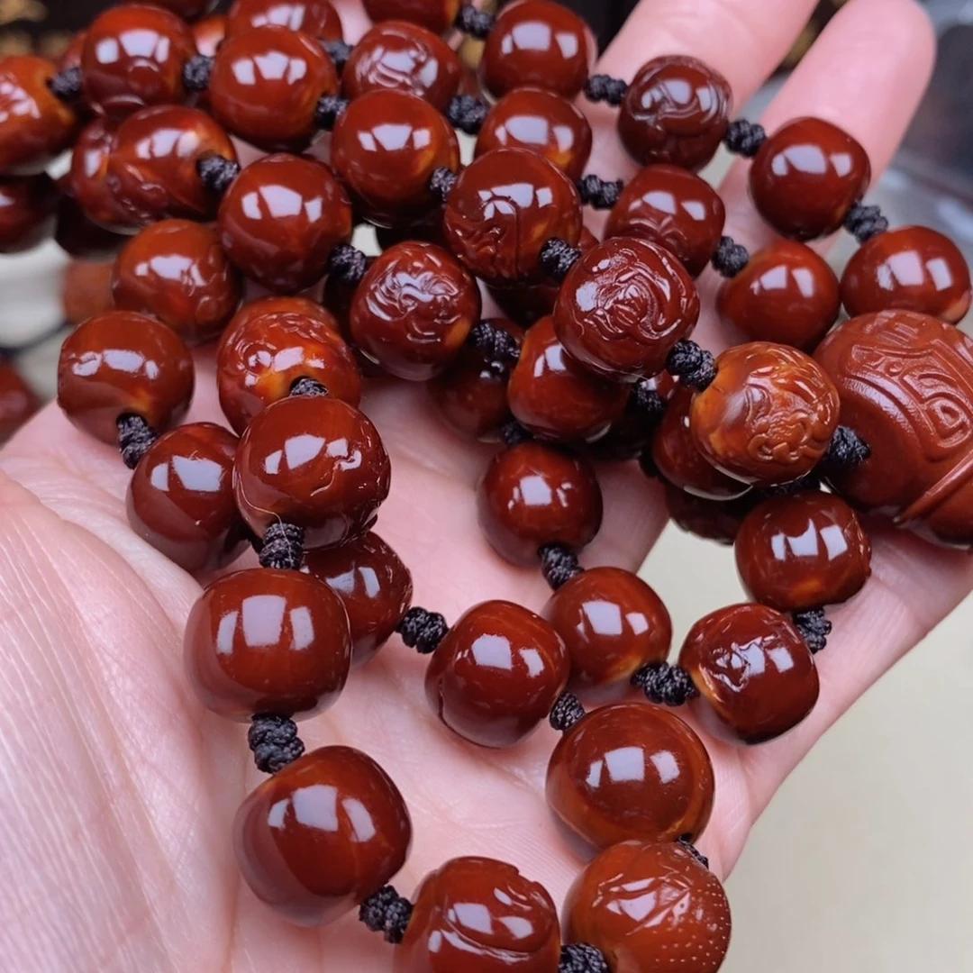 橄榄核把件用****3脖挂，