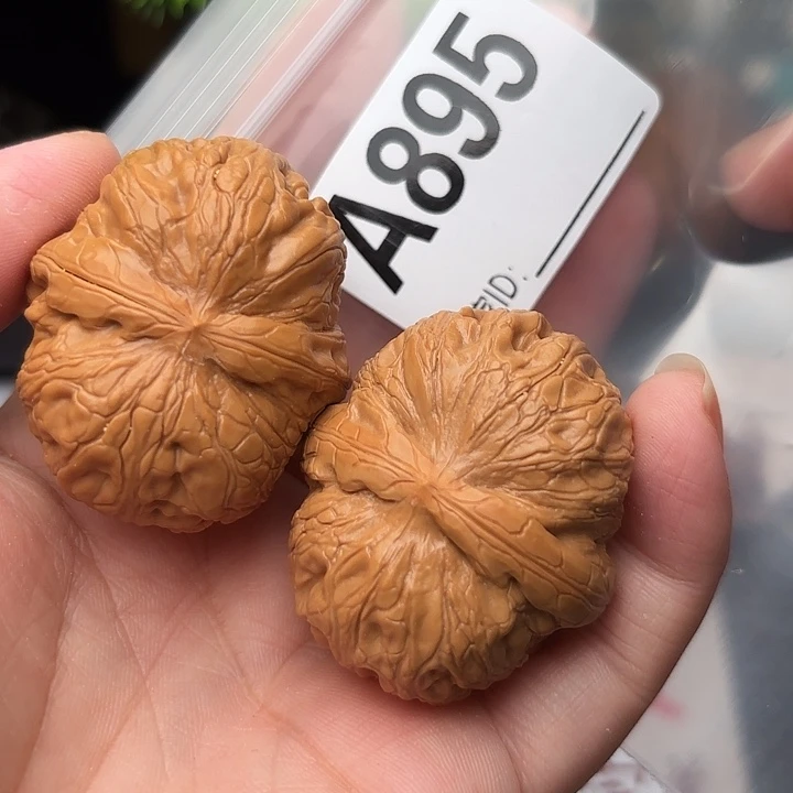 桃核把件核桃元宝42