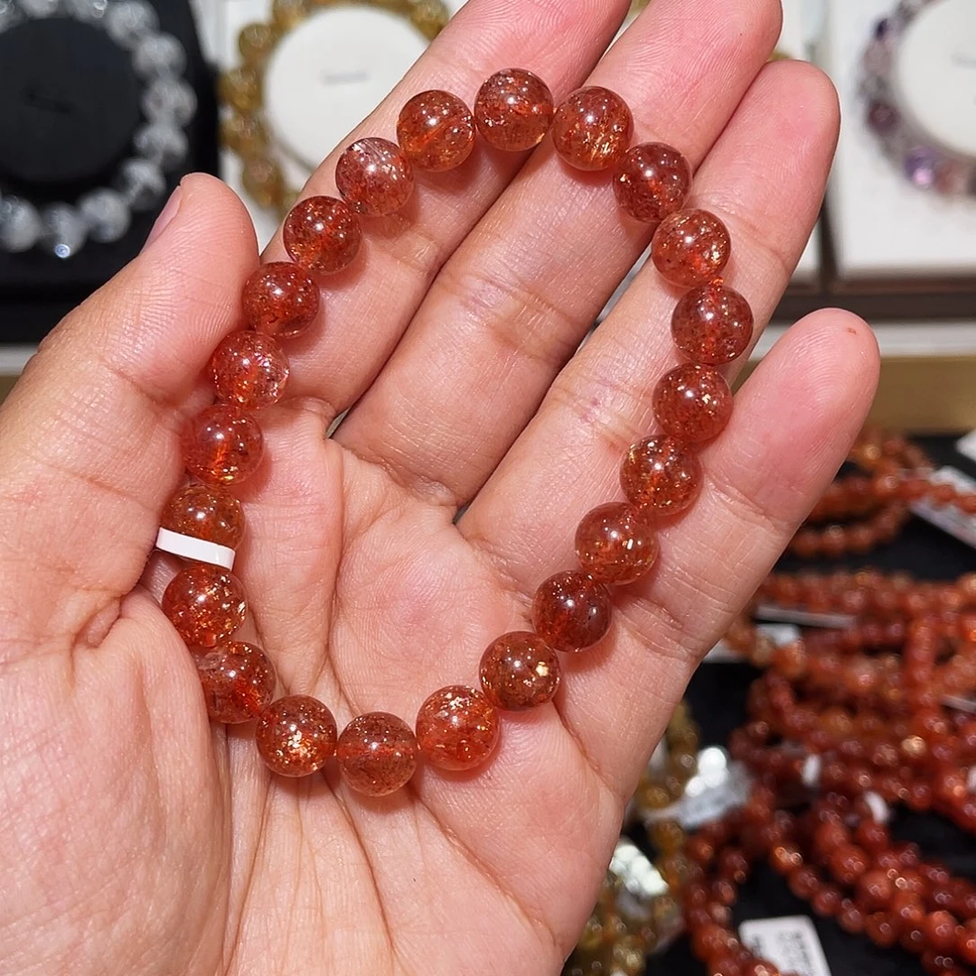 L***u未镶嵌手链长石小辣椒金太阳8.8mm