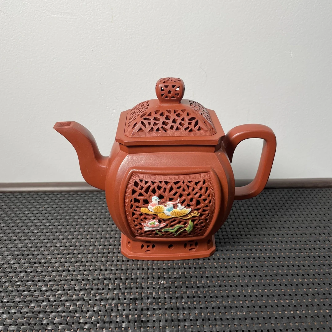 jxf 镂空鸳鸯 红皮龙 350cc 281号