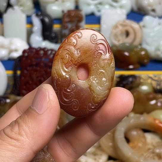 和田玉未镶嵌挂件