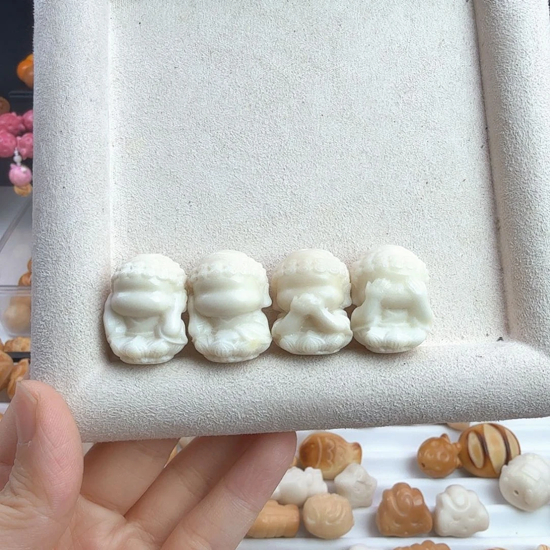 菩提根/象牙果吊坠全品牙果卡26四不佛1套