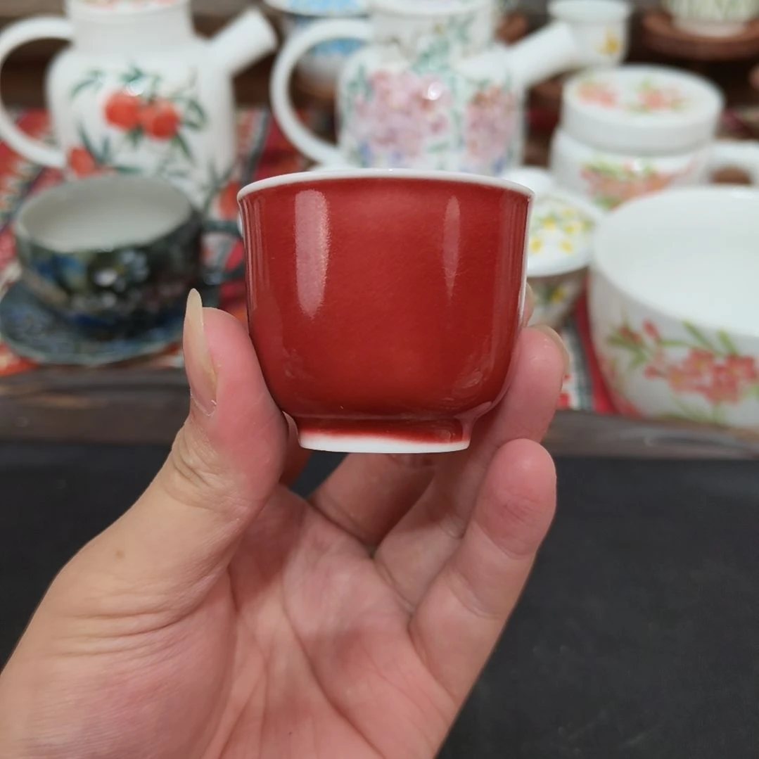 瓷片景德镇手工手绘高温瓷器