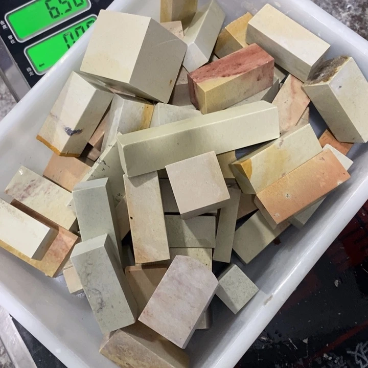 印度石临**林新矿印石散货6斤