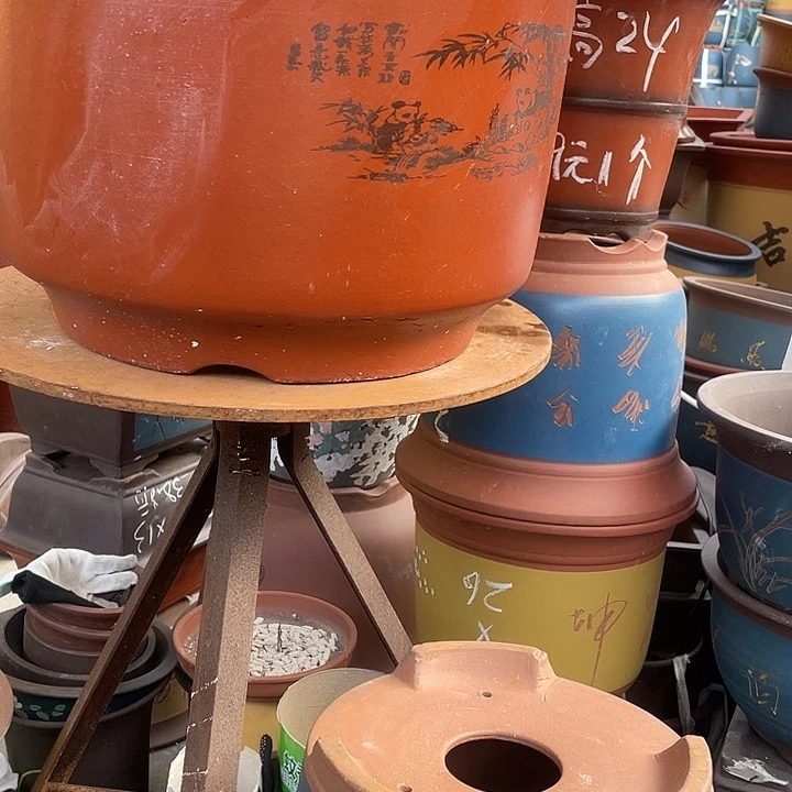 45平海花盆紫砂花盆紫砂