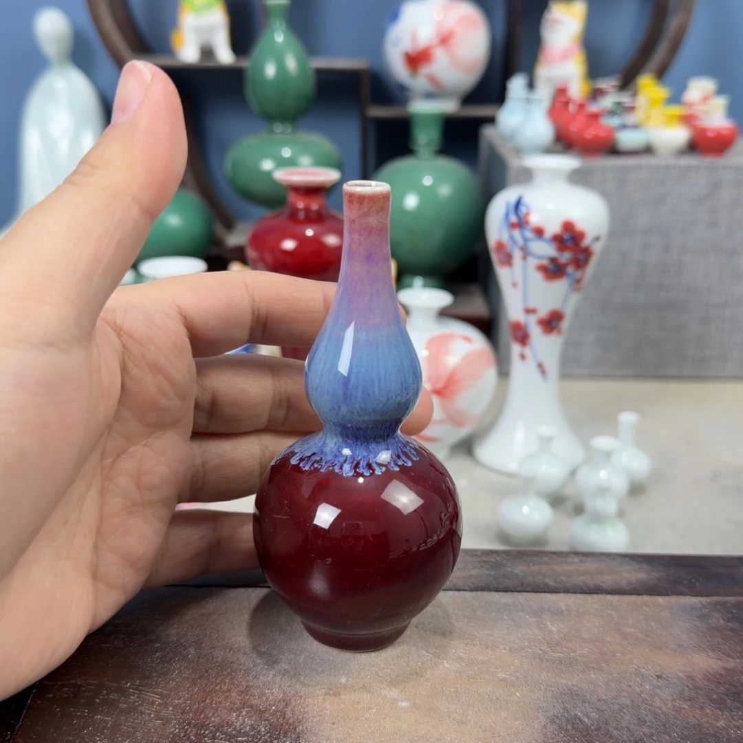 陶瓷手工小花器摆件