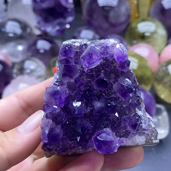 大型摆件（非配饰）紫晶未镶嵌664紫水晶