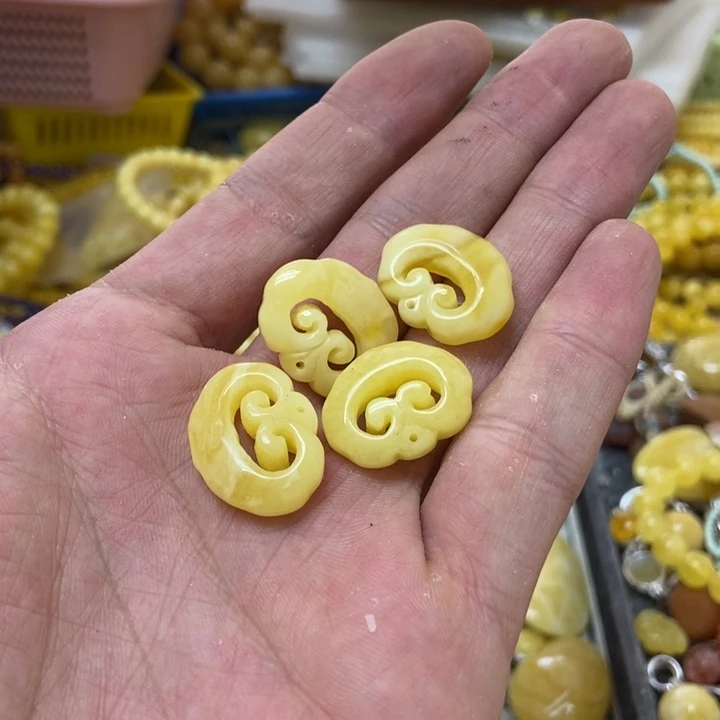 裸石蜜蜡未镶嵌多样性发货其一