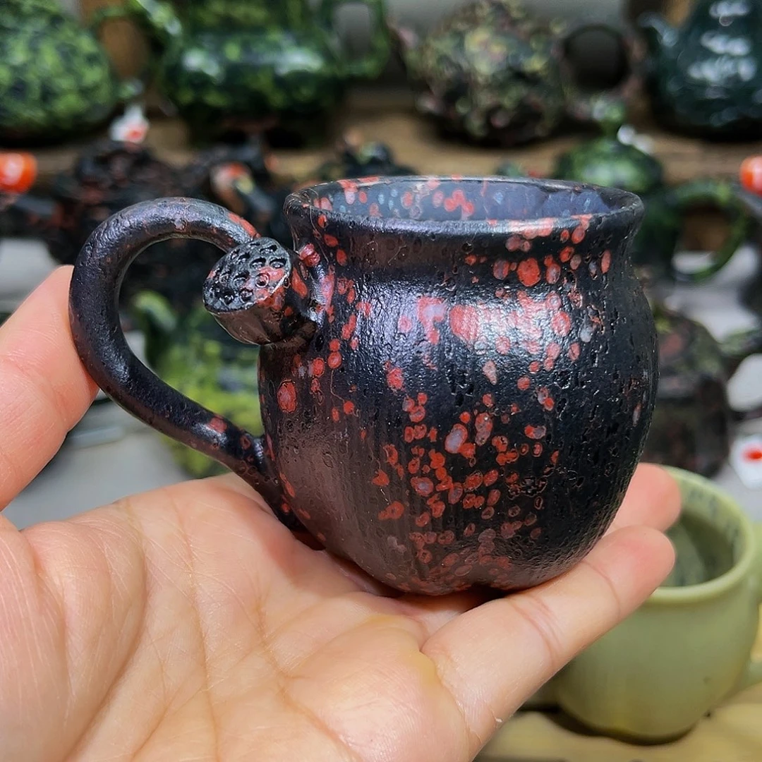 梅花石安山玉精品杯120cc