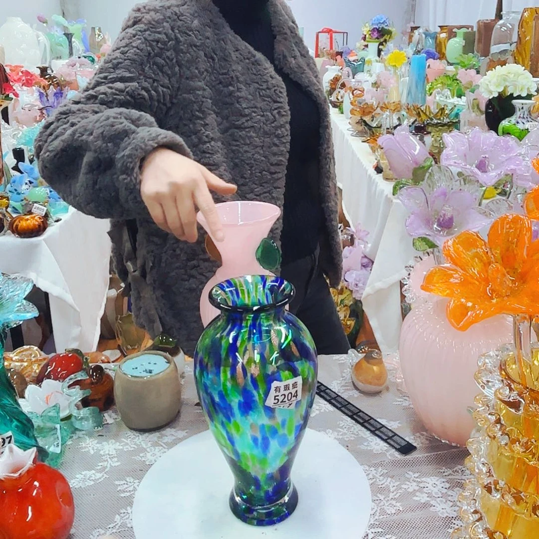 瑕疵不退不换琉璃花瓶花器艺术品