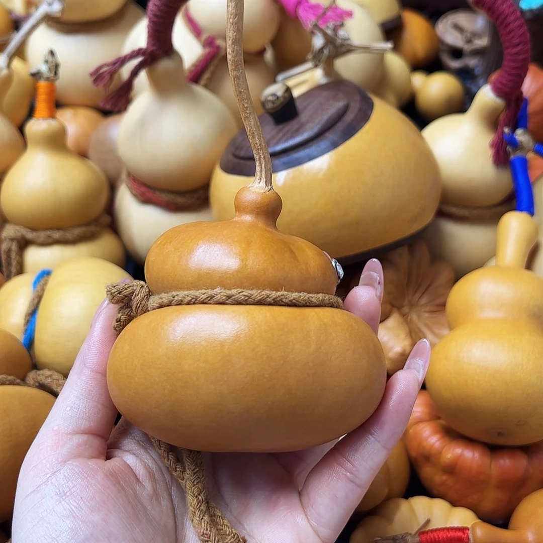 不****?老皮钱袋子葫芦摆件