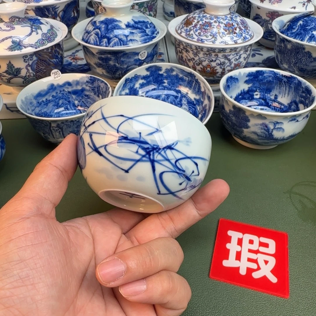 陶纯手工纯手绘茶具218