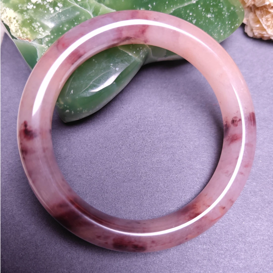 金丝玉紫罗兰手镯/HG-JSYSZ-1（多样性发货）