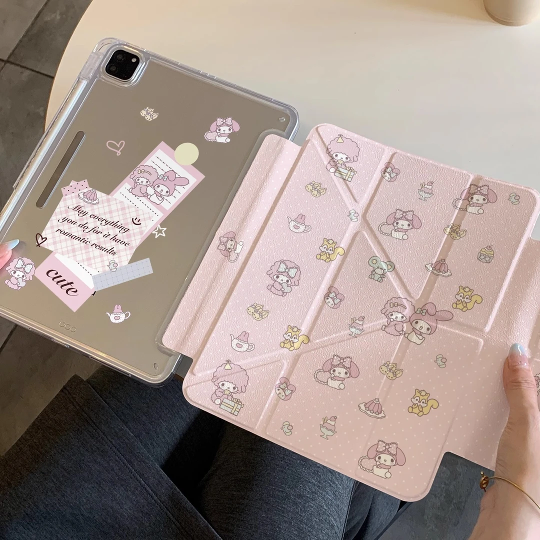 美乐蒂小羊适用iPad A16平板保护套2025磁吸苹果iPad11笔槽iPad10