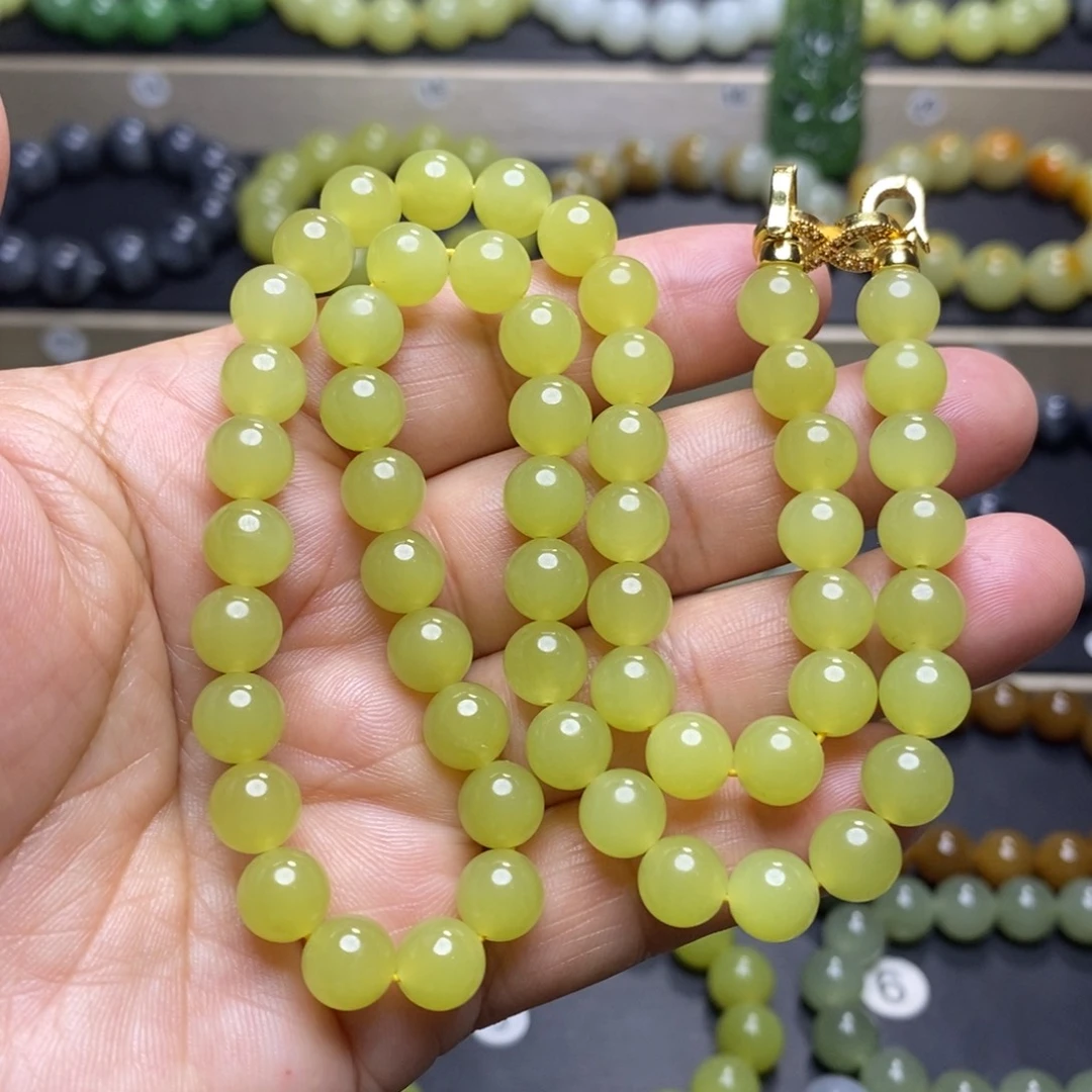 和田玉未镶嵌手串