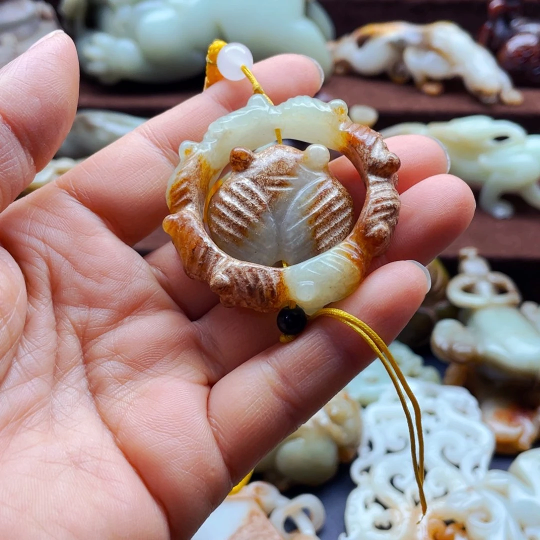 吊坠白玉菩提摆件