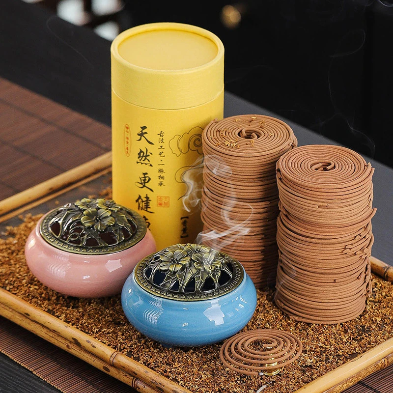 驱蚊香净化空气清新剂持久留香天然檀香盘香艾草除味厕所除臭室内