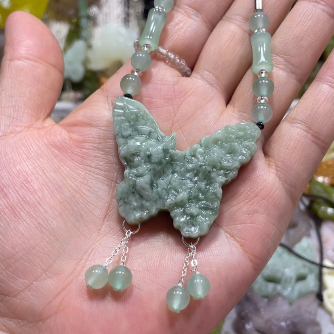 【闪购商品】岫玉颈饰未镶嵌27吊坠