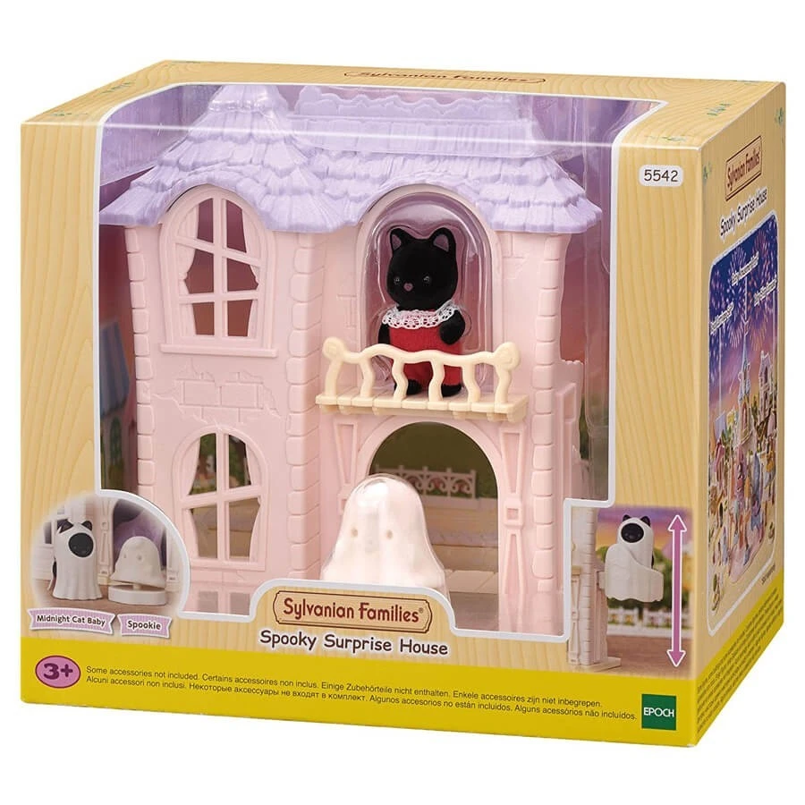 玩具反斗城sylvanianfamilies森贝儿家族幽灵城堡套儿童生日礼物91596