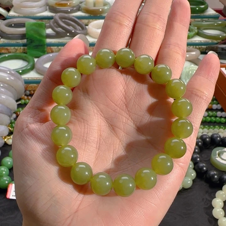 未镶嵌手串和田玉黄口手串