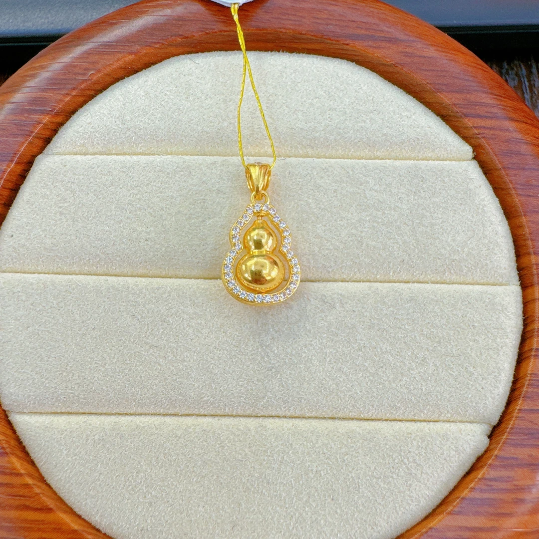 足金999葫芦足金吊坠
