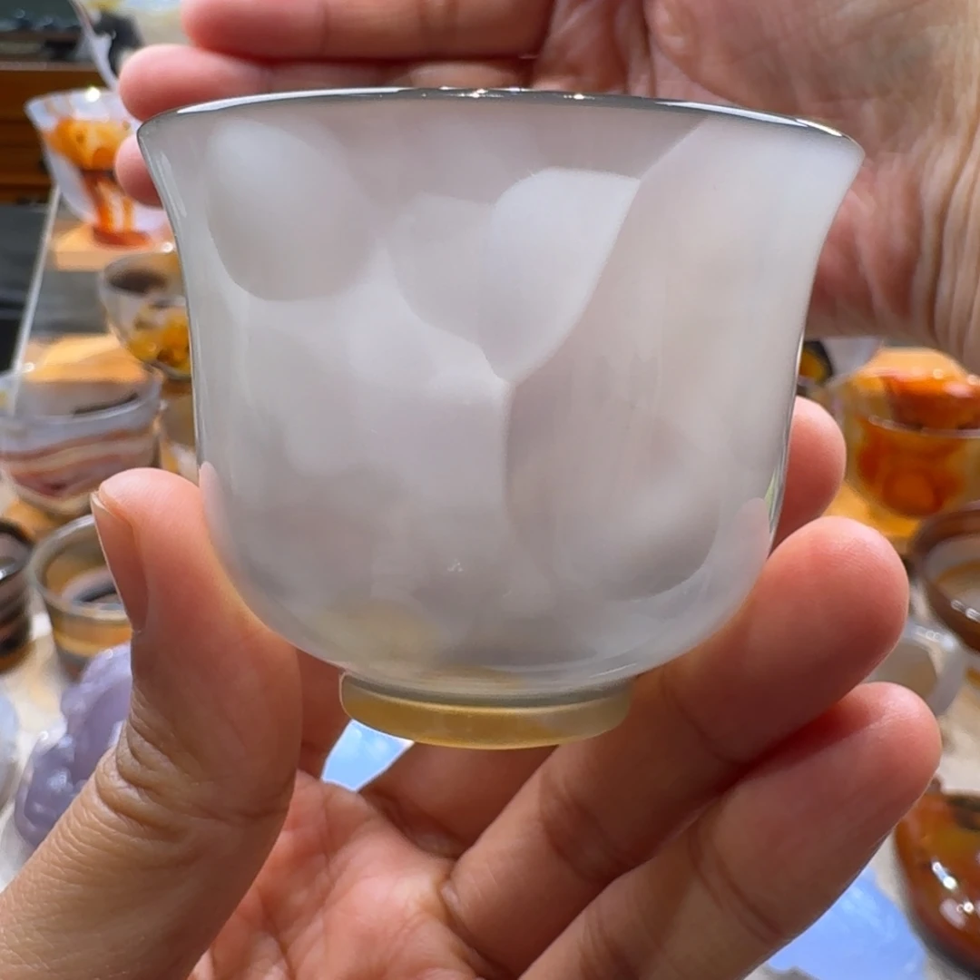 玛瑙/玉髓未镶嵌玛瑙茶杯60毫升