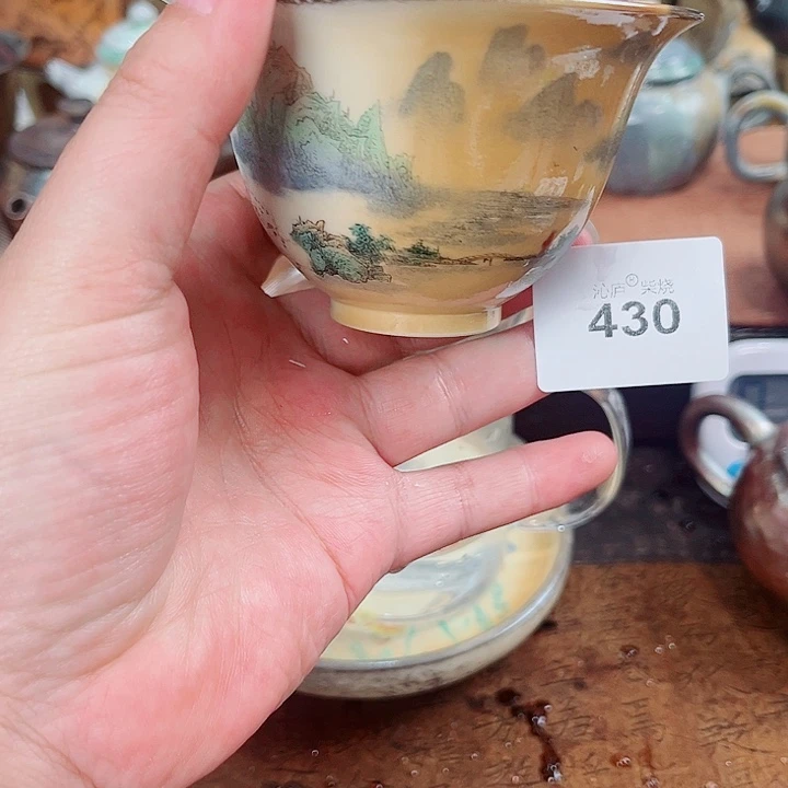 沁庐柴窑古法柴烧全手工茶具