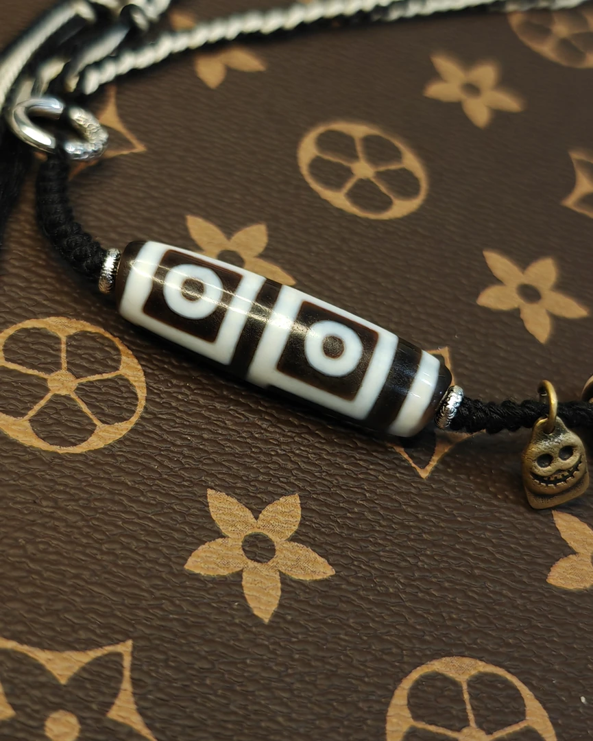 鸿鑫源精选 行运四眼 搭配手工编绳